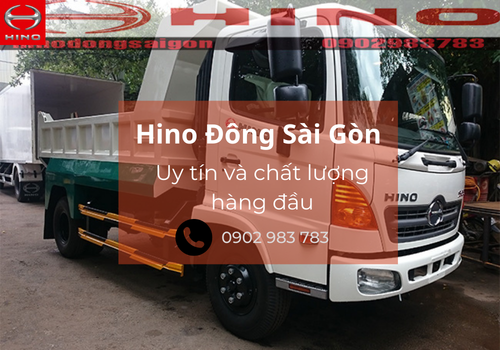 Xe ben 5 tấn Hino Đông Sài Gòn – Vận tải an toàn và bền vững